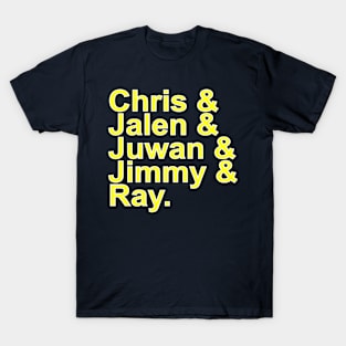 Michigan Wolverines Fab Five T-Shirt